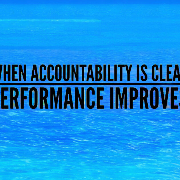 Accountability is clear