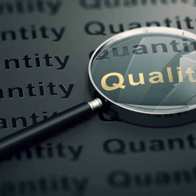 Quality over Quantity
